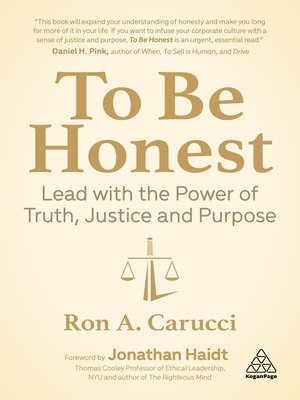 cover image of To Be Honest